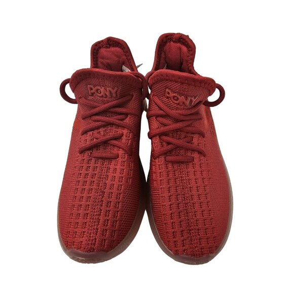 Pony Boys Youth 13 Red Slip On Lace Up Athletic Sneakers - Picture 1 of 9